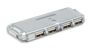 MANHATTAN 160599 Hub de Bolsillo USB de Alta Velocidad 2.0. SIN FUENTE