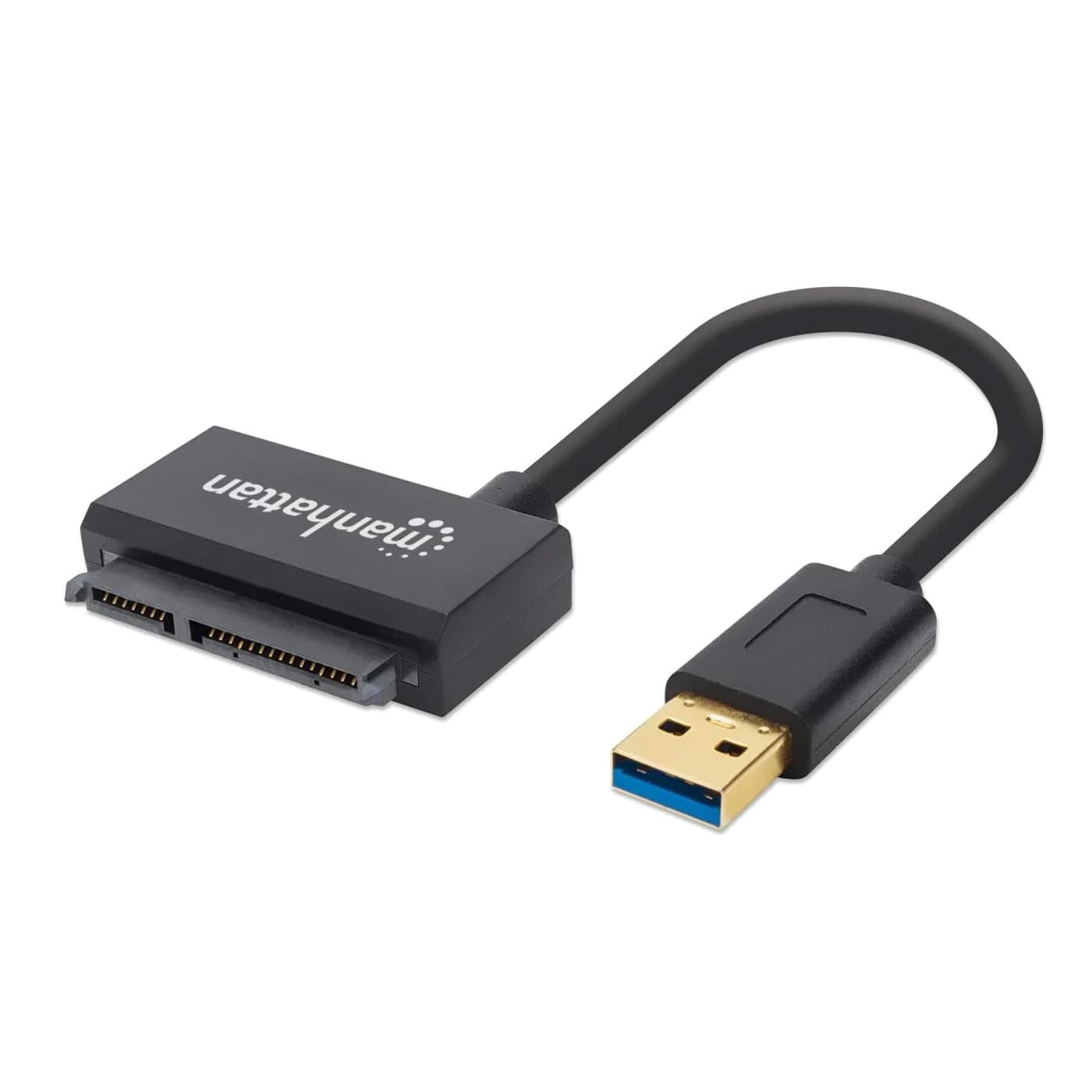 MANHATTAN 130424 Adaptador USB 3.0 a SATA 2.5", Proporciona acceso rápido de datos para unidades SATA.