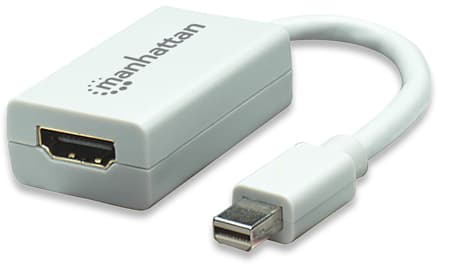 MANHATTAN 151399 Adaptador Mini DisplayPort a HDMI, Soporta una resolución de 1080p.