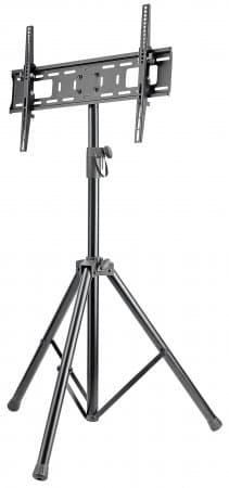 MANHATTAN 461412 Soporte para TV tipo tripode, para pantallas planas de 37 pulgadas a 70 pulgadas de máximo 35 kg, con ajuste de inclinacion y de altura