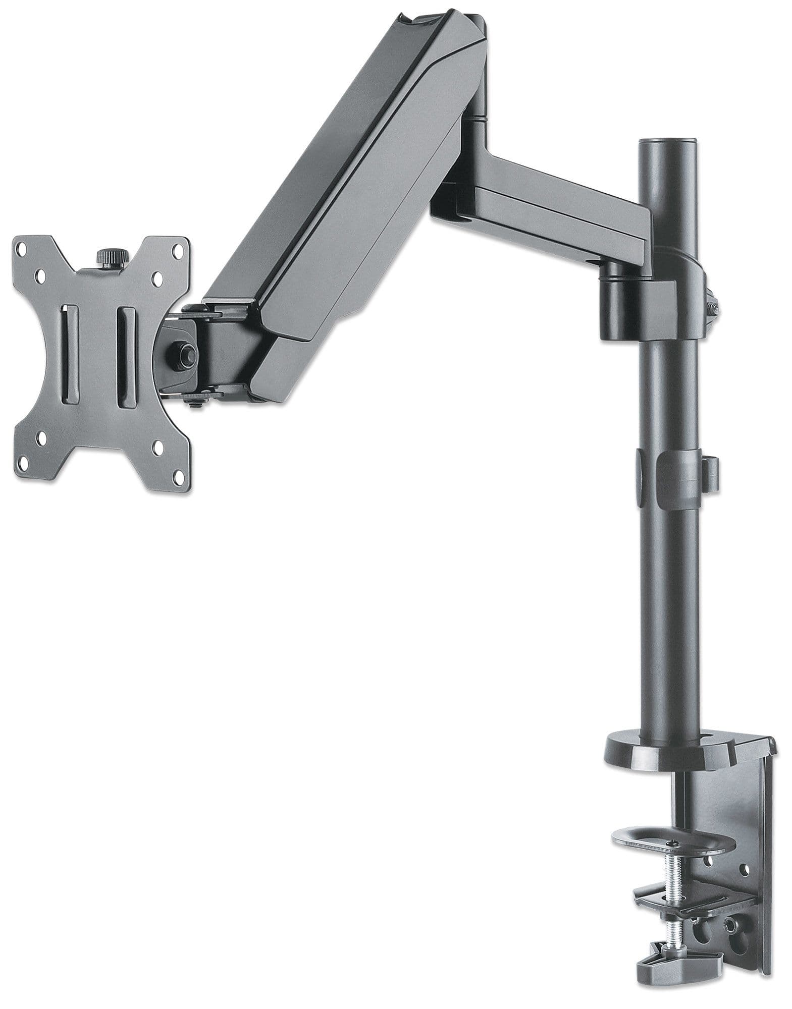 MANHATTAN Soporte universal de pared para monitor MANHATTAN con pistón a gas,Soporta un monitor de 17 pulgadas a 32 pulgadas