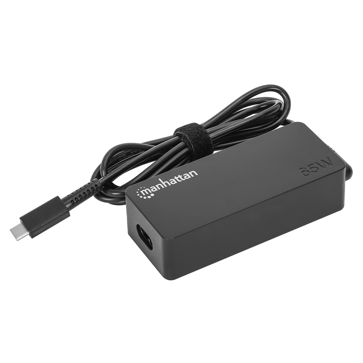 INTELLINET 102513 Cargador para laptop USB-C de 65 W, Carga cualquier dispositivo con entrada Tipo-C.