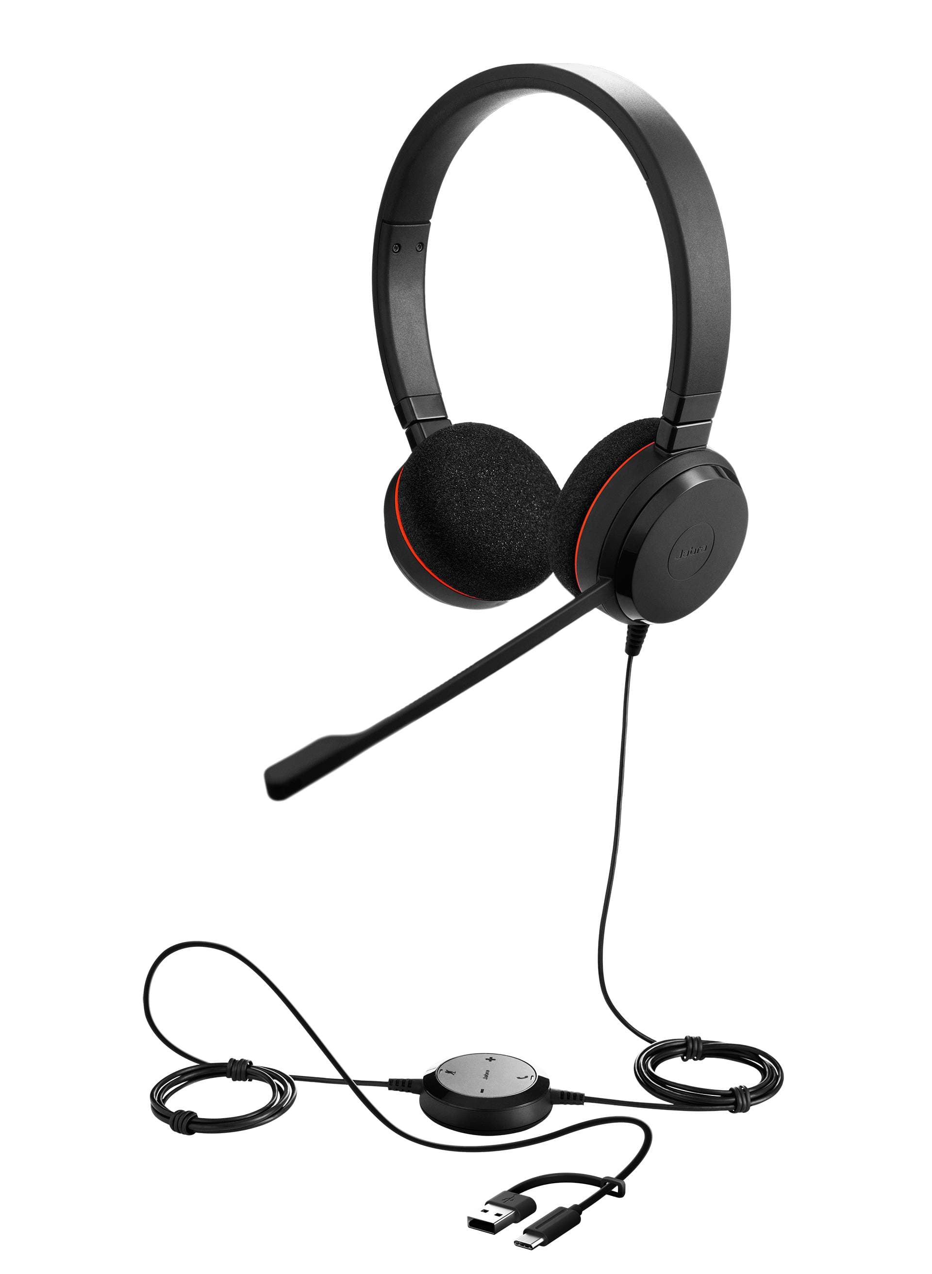Jabra Jabra Evolve 20 Stereo UC, USB C/A Adapter SKU: 4999-829-269