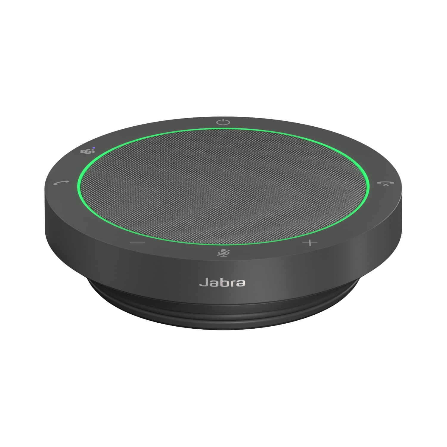 Jabra Altavoz manos libres con 4 micrófonos de beamforming, cancelación de ruido, protección IP64 y certificación para MS, color gris oscuro