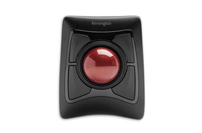 KENSINGTON Trackball Inalámbrico KENSINGTON K72359WW , Negro con detalles en Rojo, Bluetooth