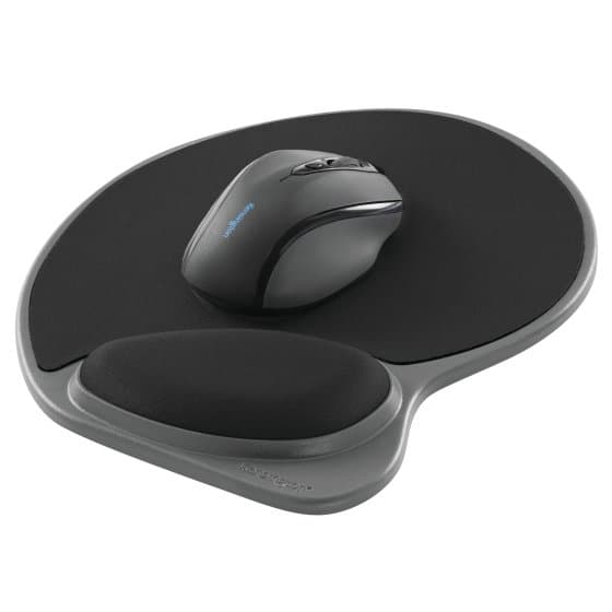 KENSINGTON Mousepad con descansa Muñecas de Gel KENSINGTON P8691 , Negro, Monótono
