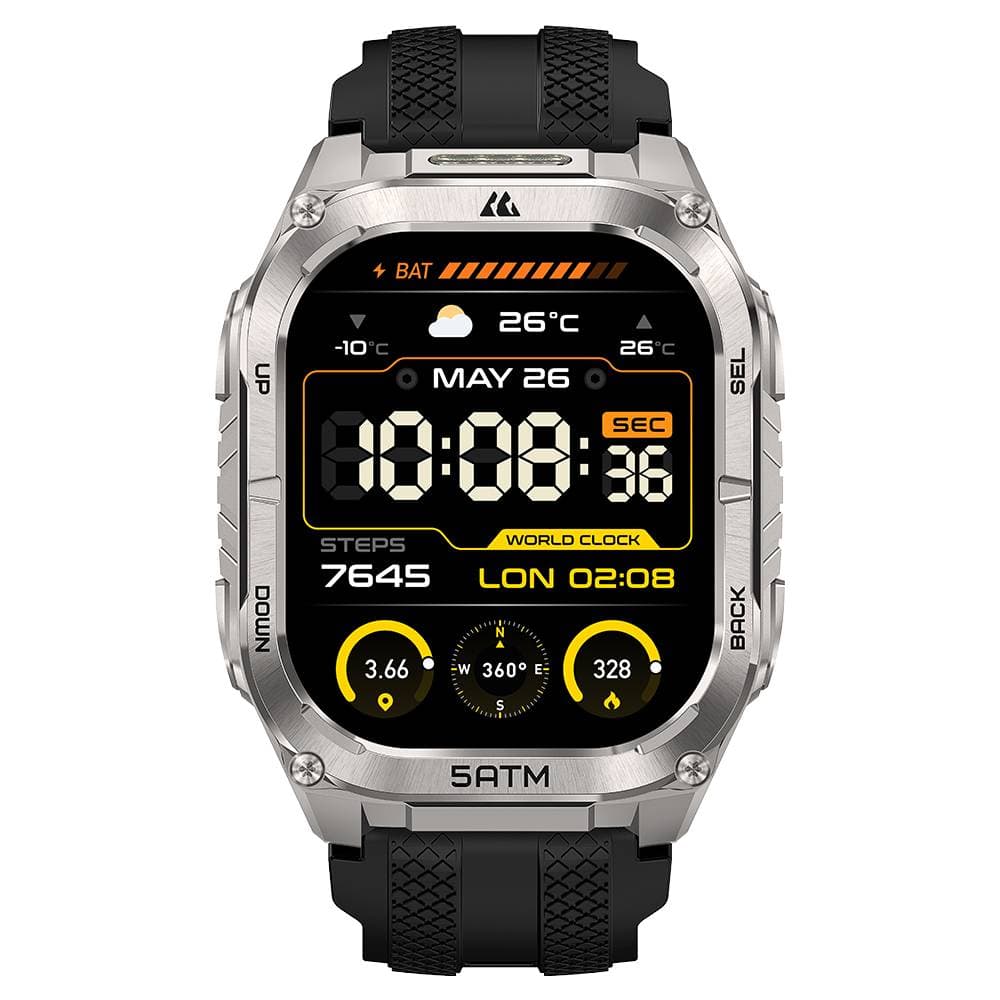KOSPET Smartwatch KOSPET KOSPET TANK M4 tmko-007, Plata , 10 días, Resistente al agua