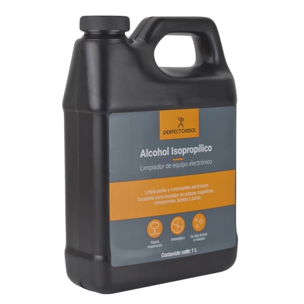 PERFECT CHOICE Accesorio de limpieza PERFECT CHOICE , Amarillo, Alcohol Isopropilico, Componentes electrónicos