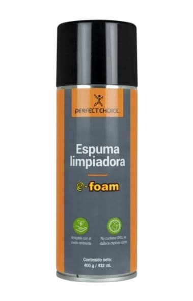 PERFECT CHOICE Espuma Limpiadora PERFECT CHOICE, Pantallas / Plásticos, 400 g