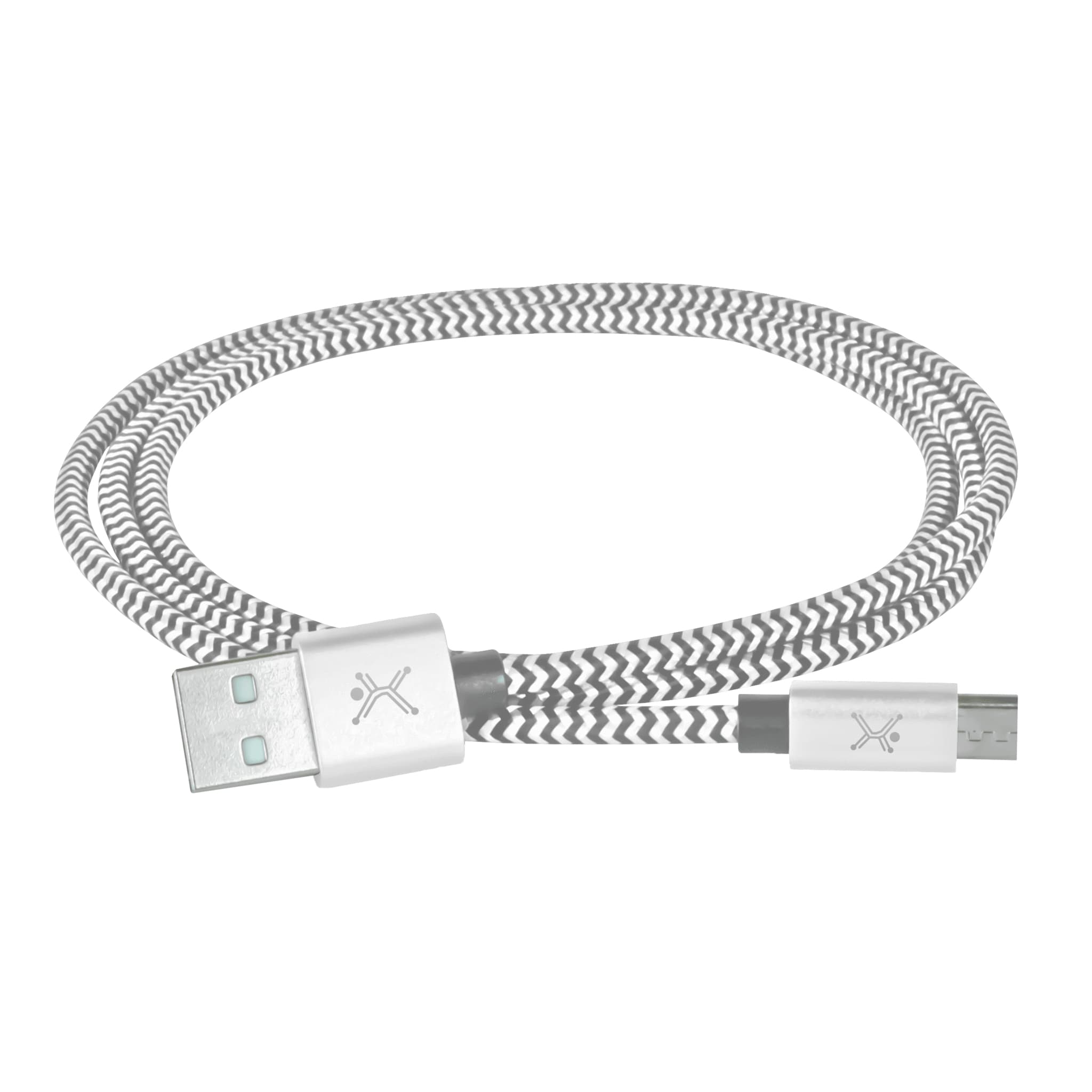 PERFECT CHOICE Cable USB A Micro USB PERFECT CHOICE PC-101680 , Plata