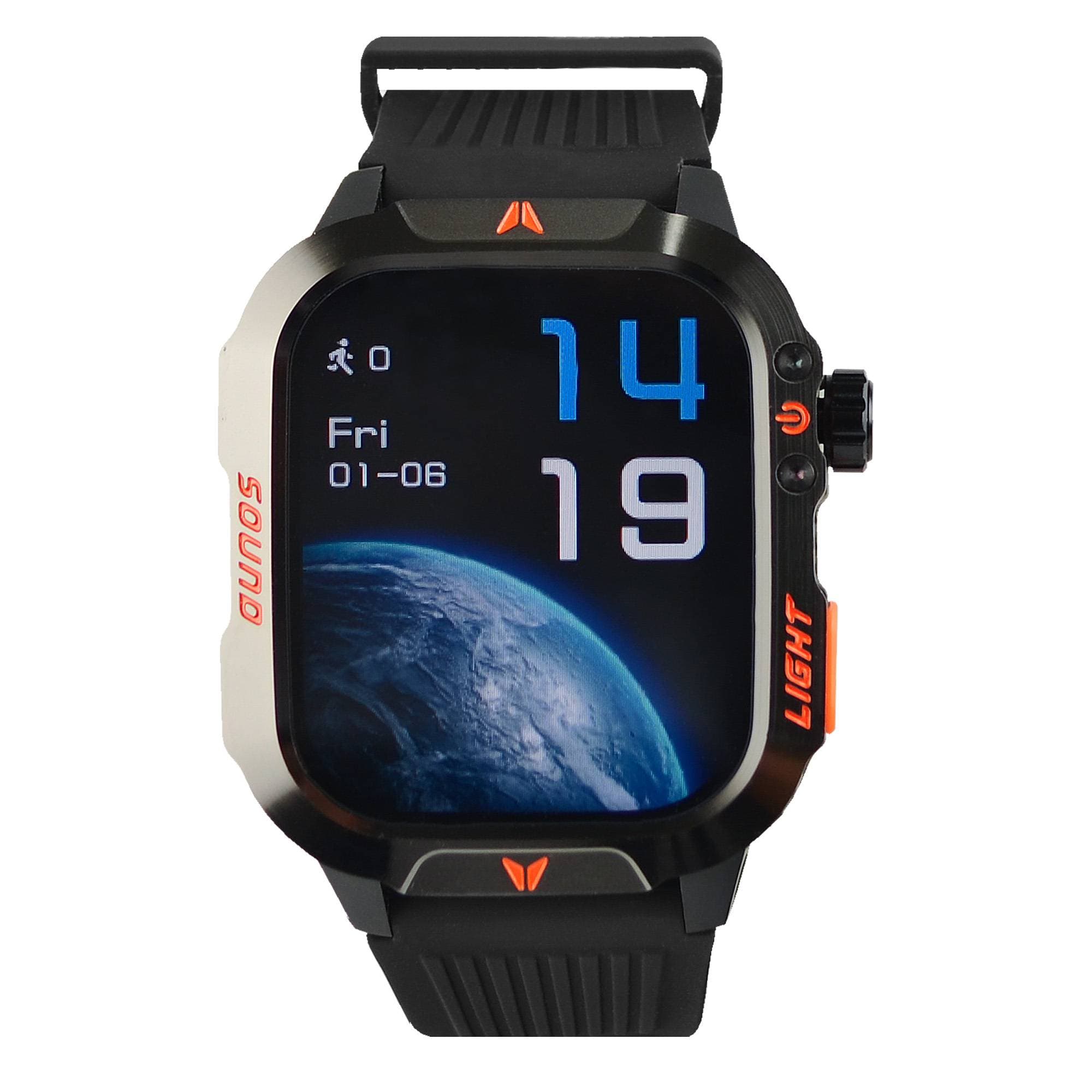 PERFECT CHOICE Smartwatch Deportivo Outdoors Sumergible con Linterna y Brújula Integradas Everest |PERFECT CHOICE