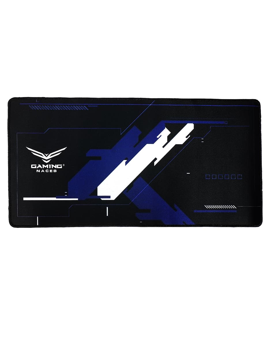 Naceb Technology Mousepad M 30x60cm 4mm, base fabricada en cuacho, superficie de microfibra multispandex seda. Modelo NA-0959