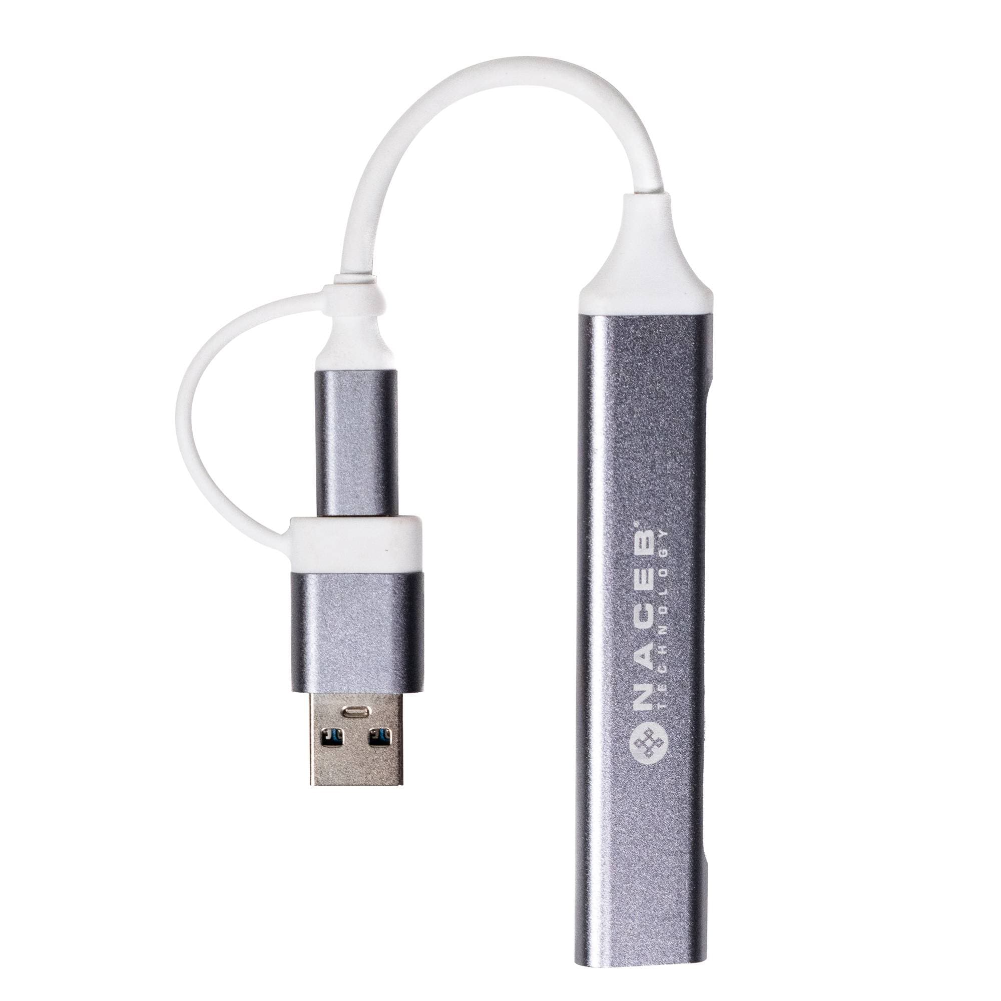 Naceb Technology NACEB Hub Usb-C/A A 4 Puertos 1*Usb 3.0, 3*Usb2.0 NA-0124