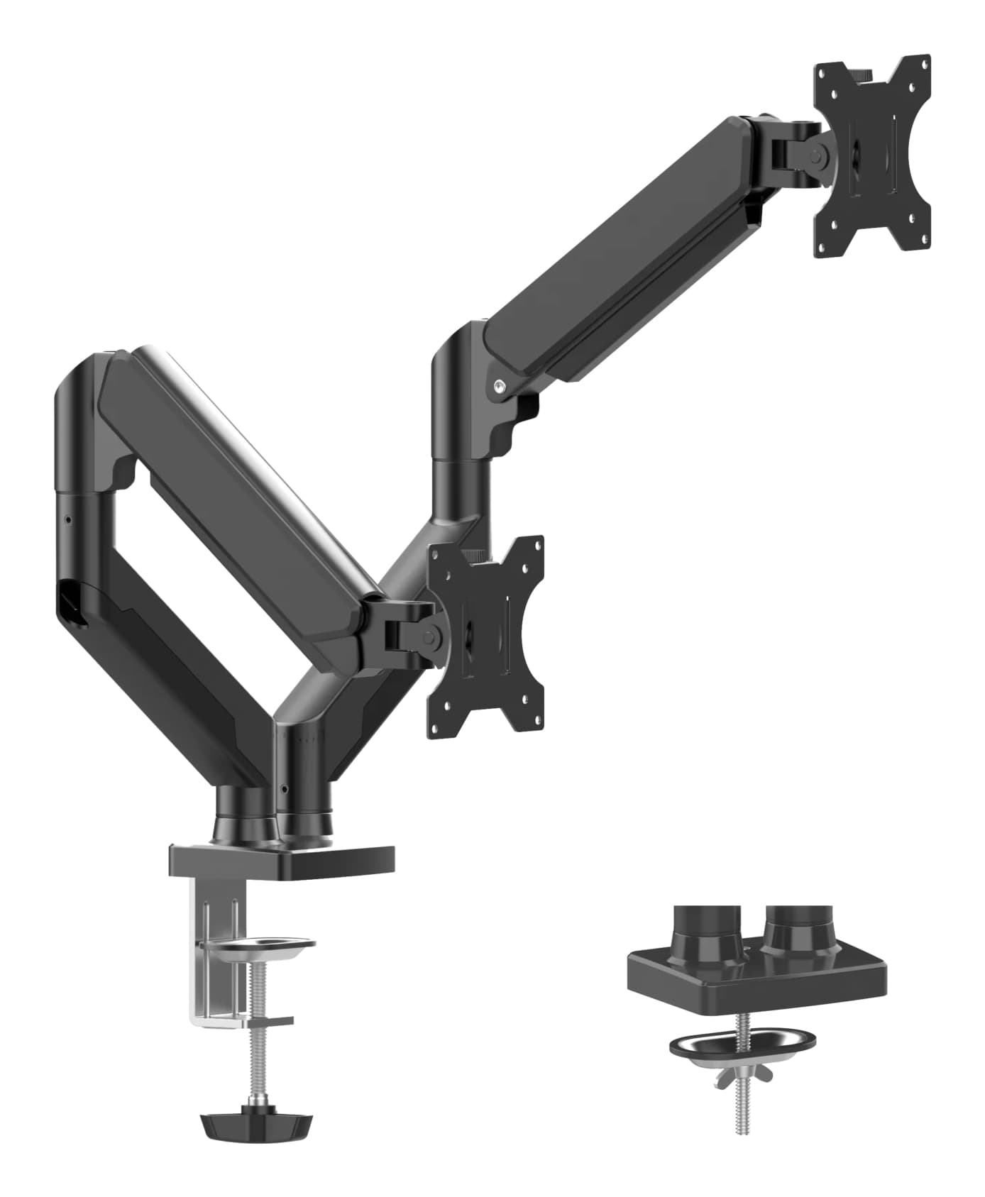 Naceb Technology Brazo Articulador Para Dos Monitores Naceb (NA-0214), Brazo Articulador Para Dos Monitores Na-0214 Negro Dsa2102