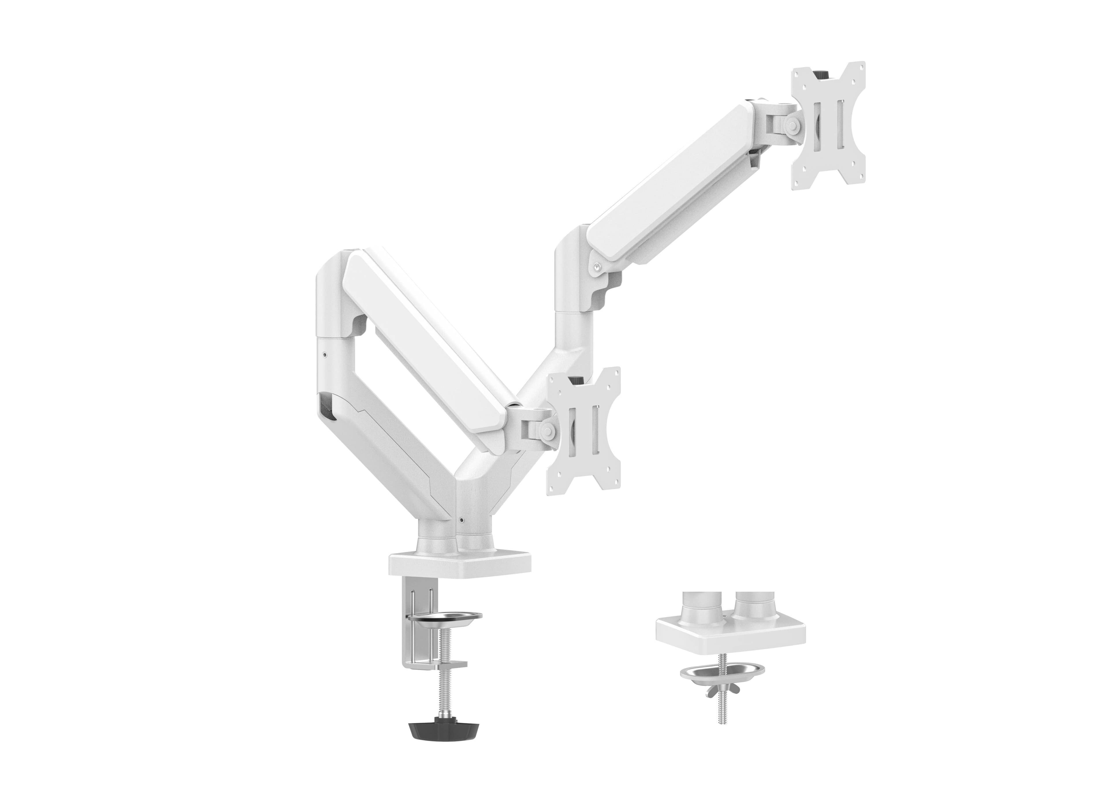Naceb Technology Brazo Articulador Para Dos Monitores Naceb (NAa-0215), Brazo Articulador Para Dos Monitores Na-0215 Blanco Dsa2102