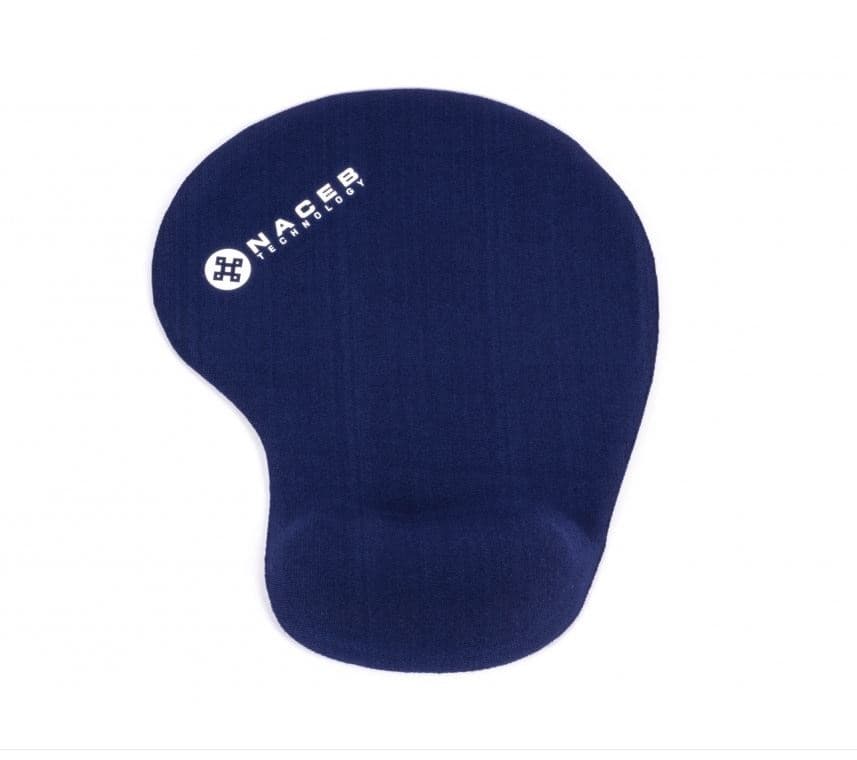 Naceb Technology Mouse Pad NA-549AZDE Naceb Technology, Azul Marino, Gel