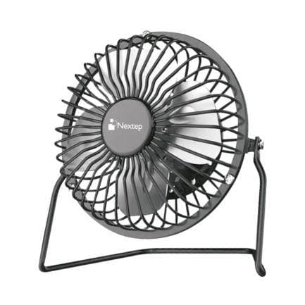 Nextep Mini Ventilador de Escritorio Nextep NE-690 metálico color gris con conexión de USB