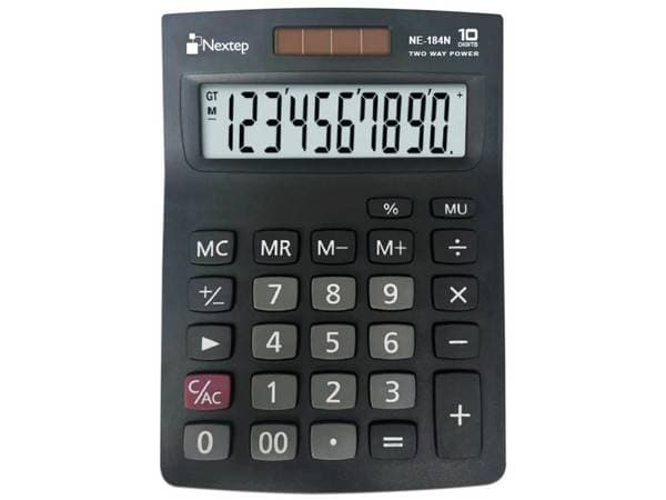 Nextep CALC NEXTEP NE-184N 10 DIGITOS SEMI ESC.