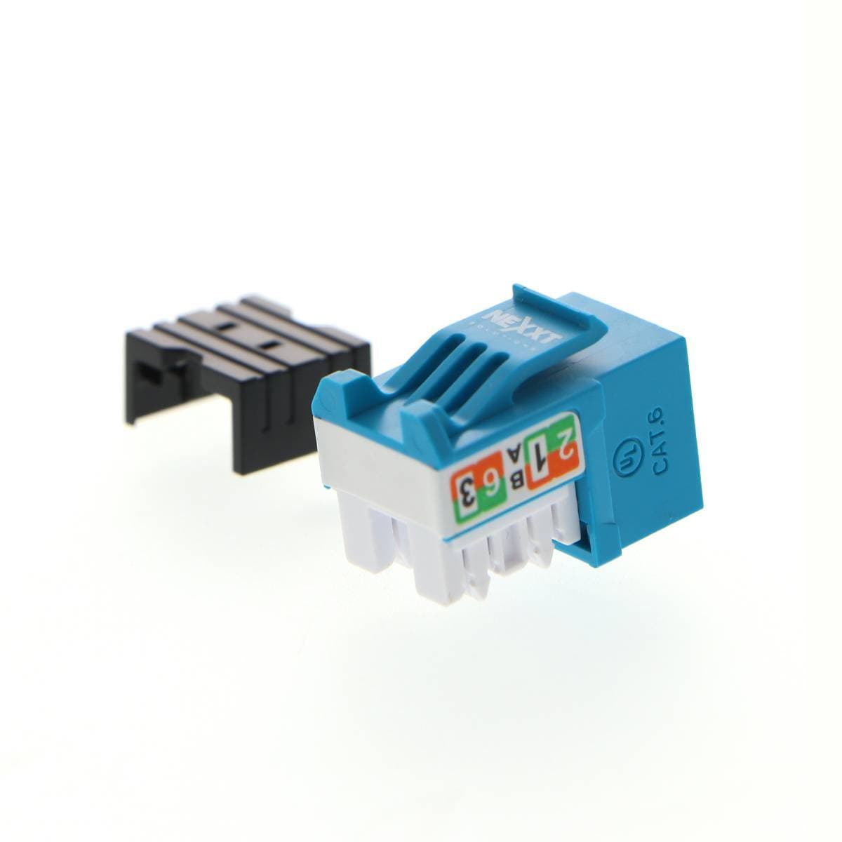 NEXXT Módulo Keystone jack RJ-45 hembra Cat.6 Sin blindaje, tipo 110, Azul PCGKJC6TYRJBL