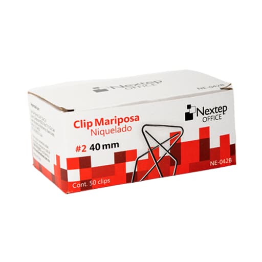 Nextep CLIP MARIPOSA NEXTEP NE-042B C/50 40MM