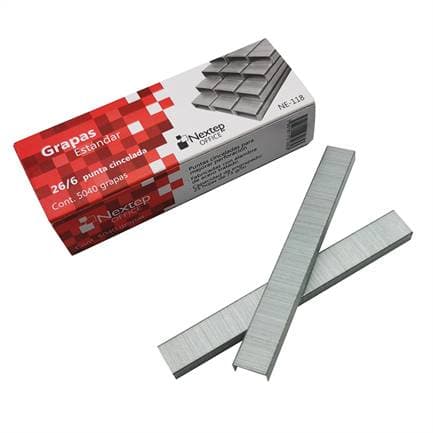 Nextep Grapas Nextep Estándar NE-118 26/6 con 5040 master con 100 piezas