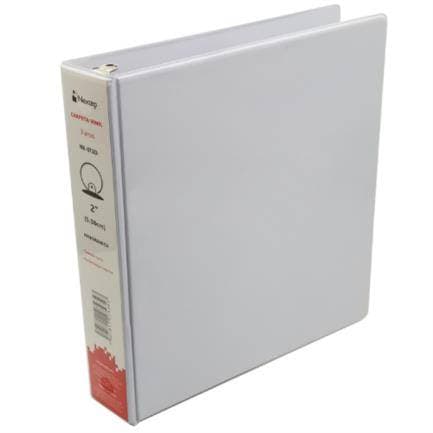 Nextep Carpeta Nextep NE-013D Vinil Aro O de 2 pulgada tamaño carta color Blanco