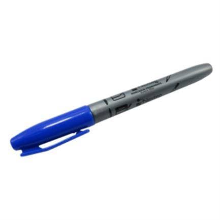 Nextep Marcador Permanente Nextep NE-072 Punto Fino 2mm Color Azul con 12 piezas