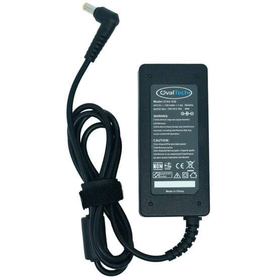 OVALTECH Cargador / Adaptador para Laptop OVALTECH OTAC-E56 de 40W 19V 2.15A (5.5*1.7)