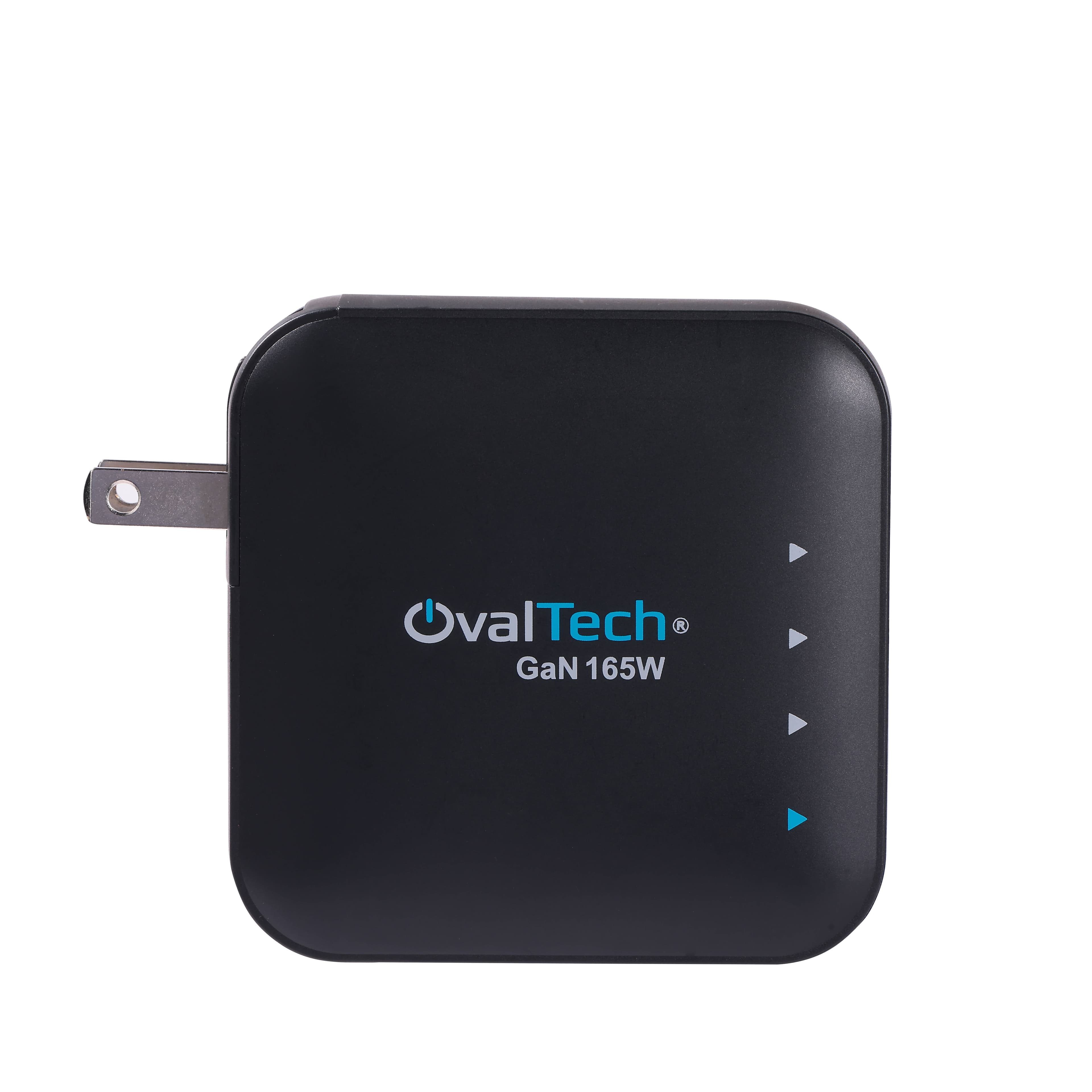 OVALTECH OV-G165W Adaptador de Corriente GaN 165W con PD Sin Cables (3x USB C + 1x USB A) marca Ovaltech