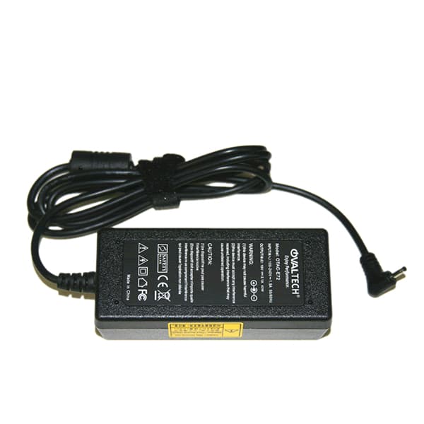 OVALTECH Cargador / Adaptador para Laptop OTAC-E72 OVALTECH de 40W 19V-2.1A (2.5*0.7)