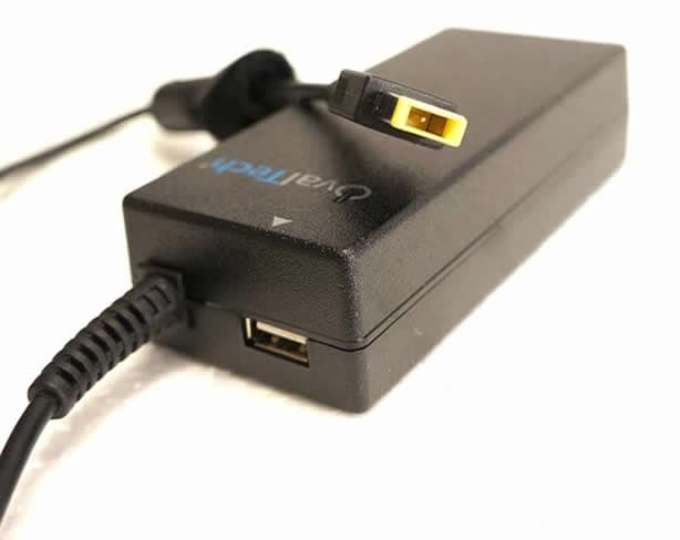 OVALTECH Cargador / Adaptador para Laptop OTAC-E77-65W OVALTECH de 20V/3.25A (LENOVO CUADRADA)