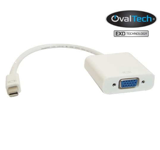 OVALTECH Adaptador Mini DisplayPort a VGA OVALTECH OVMDP-VGA OVMDP-VGA