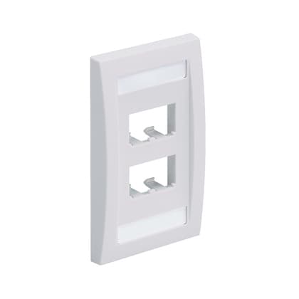 PANDUIT Placa Ejecutiva PANDUIT CFPE4WHY, Color blanco