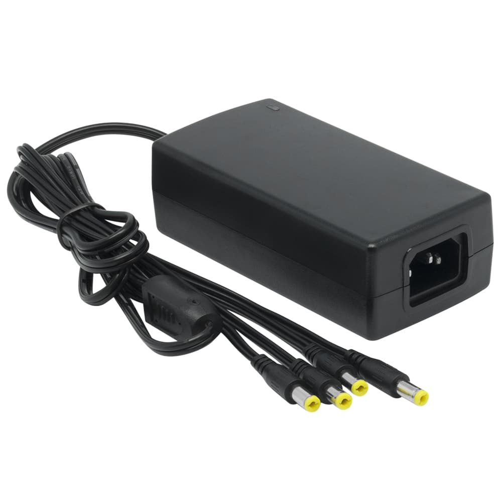 PROVISION-ISR Fuente de alimentacion, 12V/5A con 4 salidas
