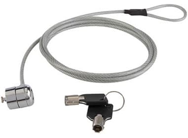 BROBOTIX Candado de Llave, K-SLOT (MICROSAVER ), P/Portátiles, Acero, BROBOTIX 235497
