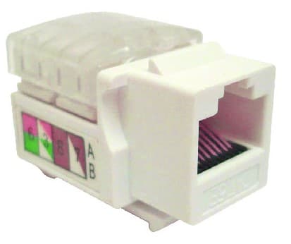 BROBOTIX Jack Categoría 6 KEYSTONE Color Blanco (230300), Brobotix