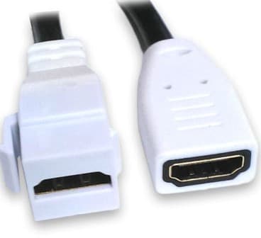 BROBOTIX Jack HDMI BROBOTIX 104691, HDMI, Color blanco
