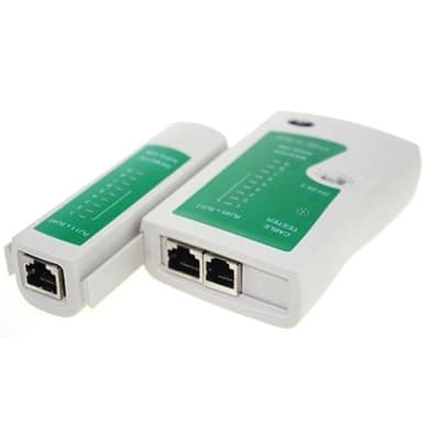 BROBOTIX PROBADOR DE CABLES DE RED RJ45 CAT5, 5e, 6 / UTP, Y RJ11, RJ12, LAN, BROBOTIX 567357