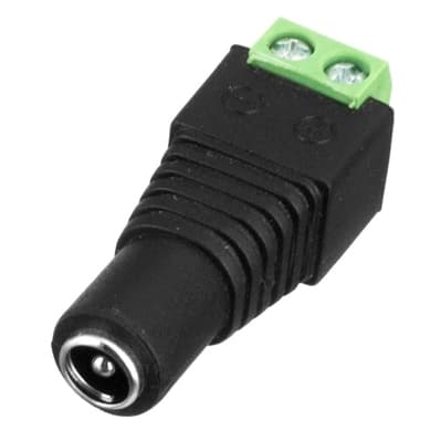 BROBOTIX ADAPTADOR TIPO JACK BROBOTIX 170120, DC, Hembra, Negro, Cobre