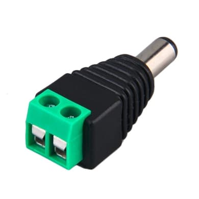 BROBOTIX ADAPTADOR TIPO JACK BROBOTIX 170144, Plug Vcd, Macho, Negro, Cobre
