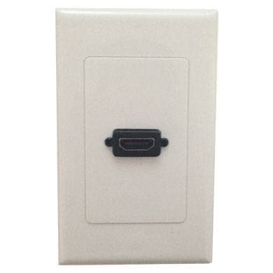 BROBOTIX TAPA - FACEPLATE DE 1 PANEL CON JACK HDMI HEMBRA 90 GRADOS, UNIVERSAL, STANDARD