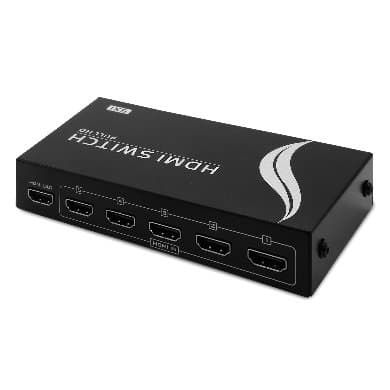 BROBOTIX Multiplexor Manual HDMI DE 5 Dispositivos a 1 TV, C/control Remoto 963684 BROBOTIX
