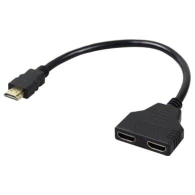 BROBOTIX Splitter BROBOTIX 170422, Negro, 30 cm