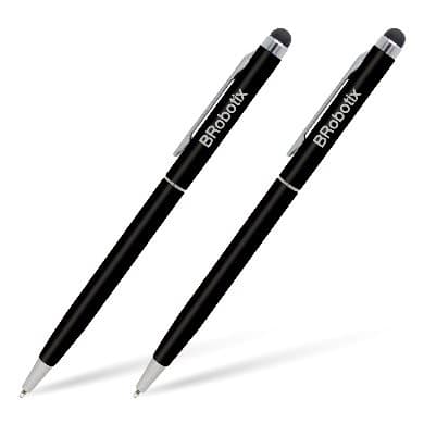 BROBOTIX Pluma Stylus Tablet Duopk N BROBOTIX 6000403 , Negro
