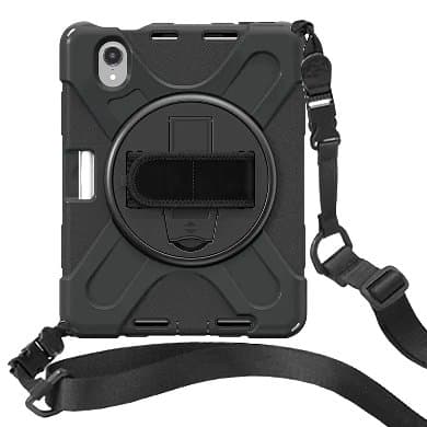 BROBOTIX FUNDA PROTECTOR C/CORREA, USO RUDO, GIRO 360º, P/IPAD MINI 6TA GENERACIÓN, 8.9, C/MICA, BROBOTIX 6000557