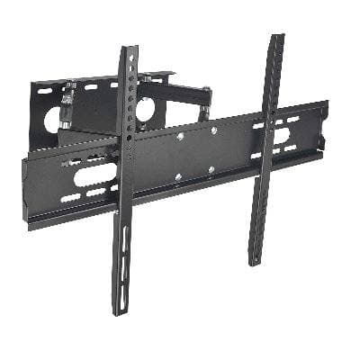 BROBOTIX Soporte para TV, De Pared Articulado de 30 a 85 pulgadas, Doble Brazo, De Acero, Resistencia 60k, Negro, 6006245 BROBOTIX