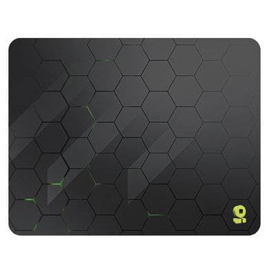 BROBOTIX MOUSEPAD GAMER, 31 X 40 CM, DISEÑO HEXÁGONO, GRIS, BORDES COSIDOS, 6007075, BROBOTIX