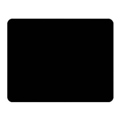 BROBOTIX Mousepad Gaming, superficie extra suave y antiderrapante, repelente al agua, bordes cocidos, resistente, 31x40 cms, negro, BROBOTIX 6007082