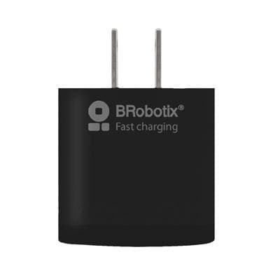 BROBOTIX CARGADOR CARGA RÁPIDA, USB V3.0, 18W, 1 PUERTO TIPO A, COLOR NEGRO, BROBOTIX 6006641