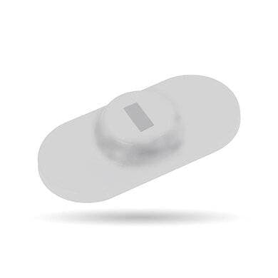 BROBOTIX ANCLA P/CANDADO DE SEGURIDAD K-SLOT (MICROSAVER), P/LAPTOP,TABLET, CELULAR, TIPO PLACA C/ADHESIVO,COLOR GRIS, BROBOTIX 406290